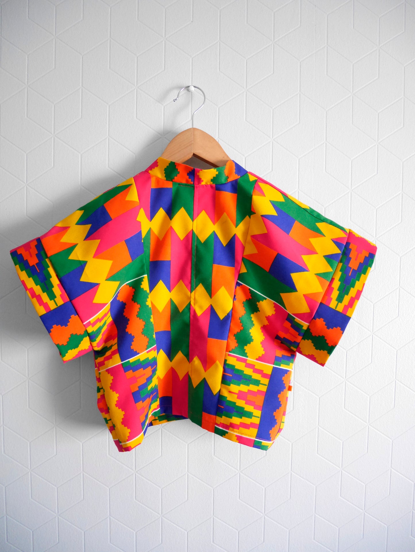 Le Kimono court "Kente"