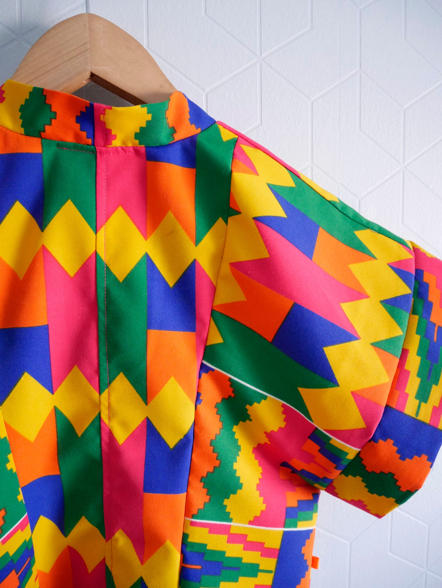 Le Kimono court "Kente"