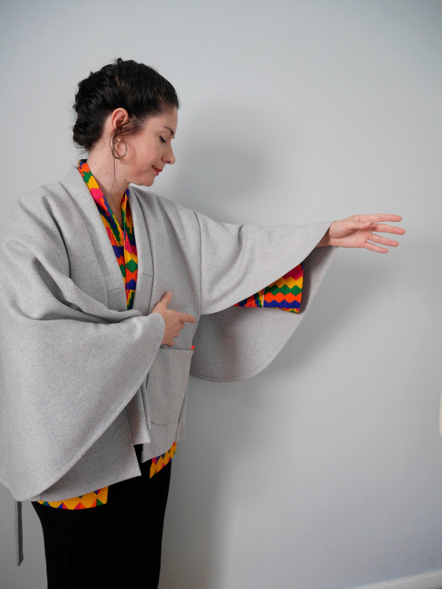 La Cape en laine "Yuki"