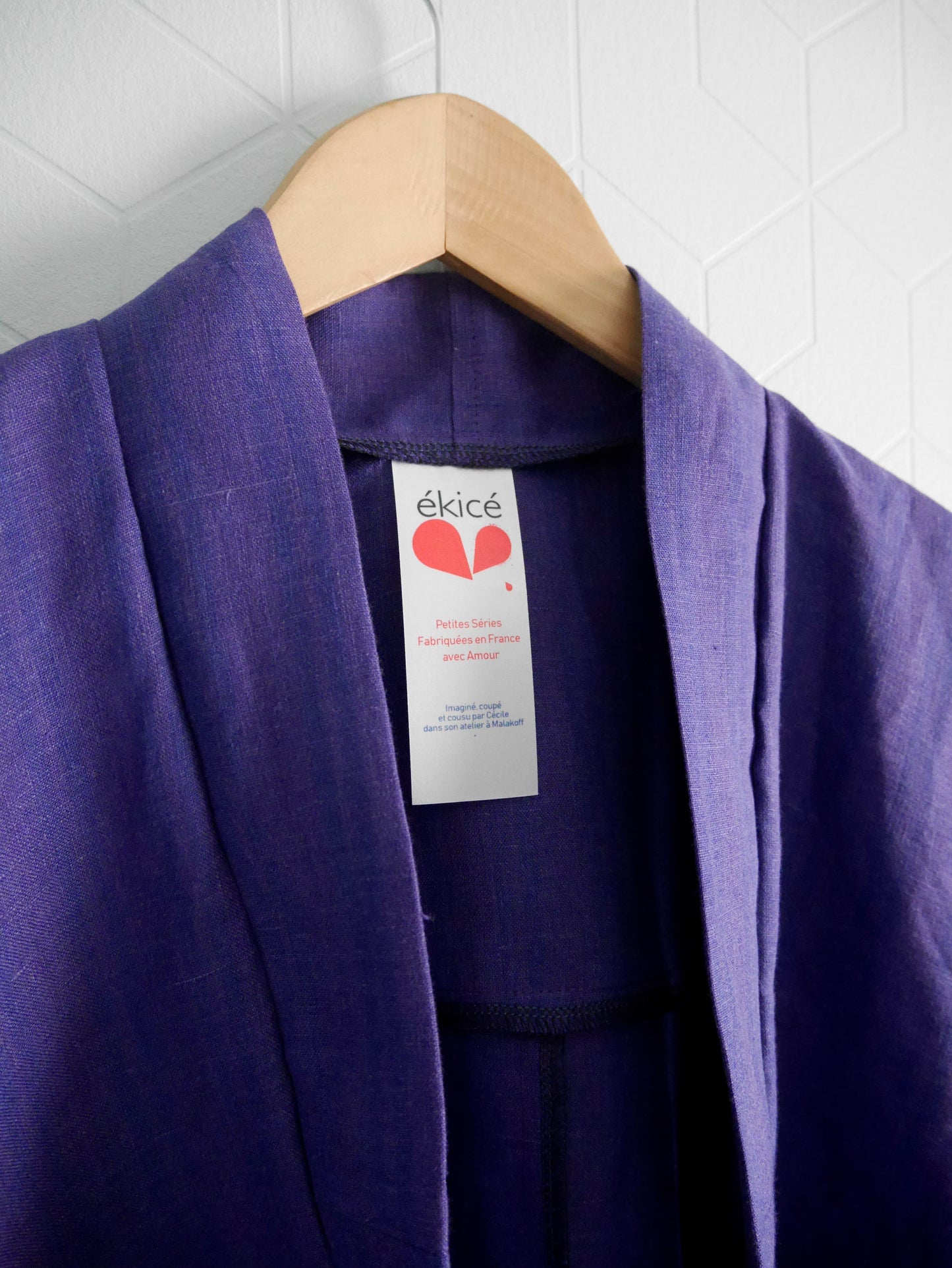 Le Kimono court en lin "Mura"