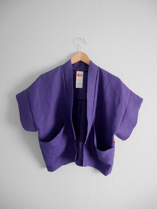 Le Kimono court en lin "Mura"