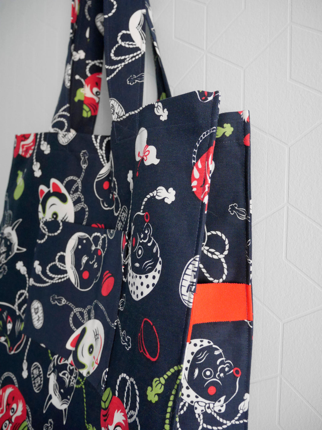 Le grand Sac "Kabuki" Bleu