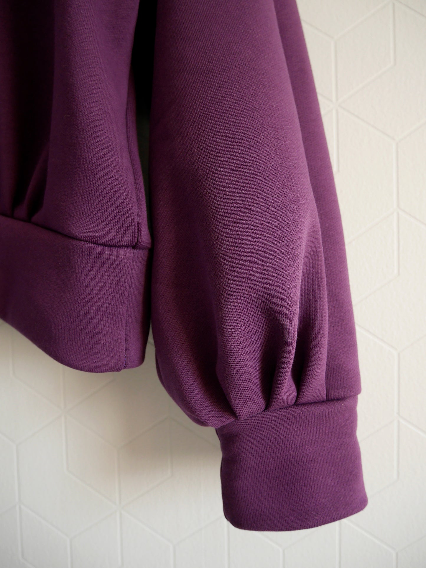 Le pull "Sweetie" violet • Coton BIO
