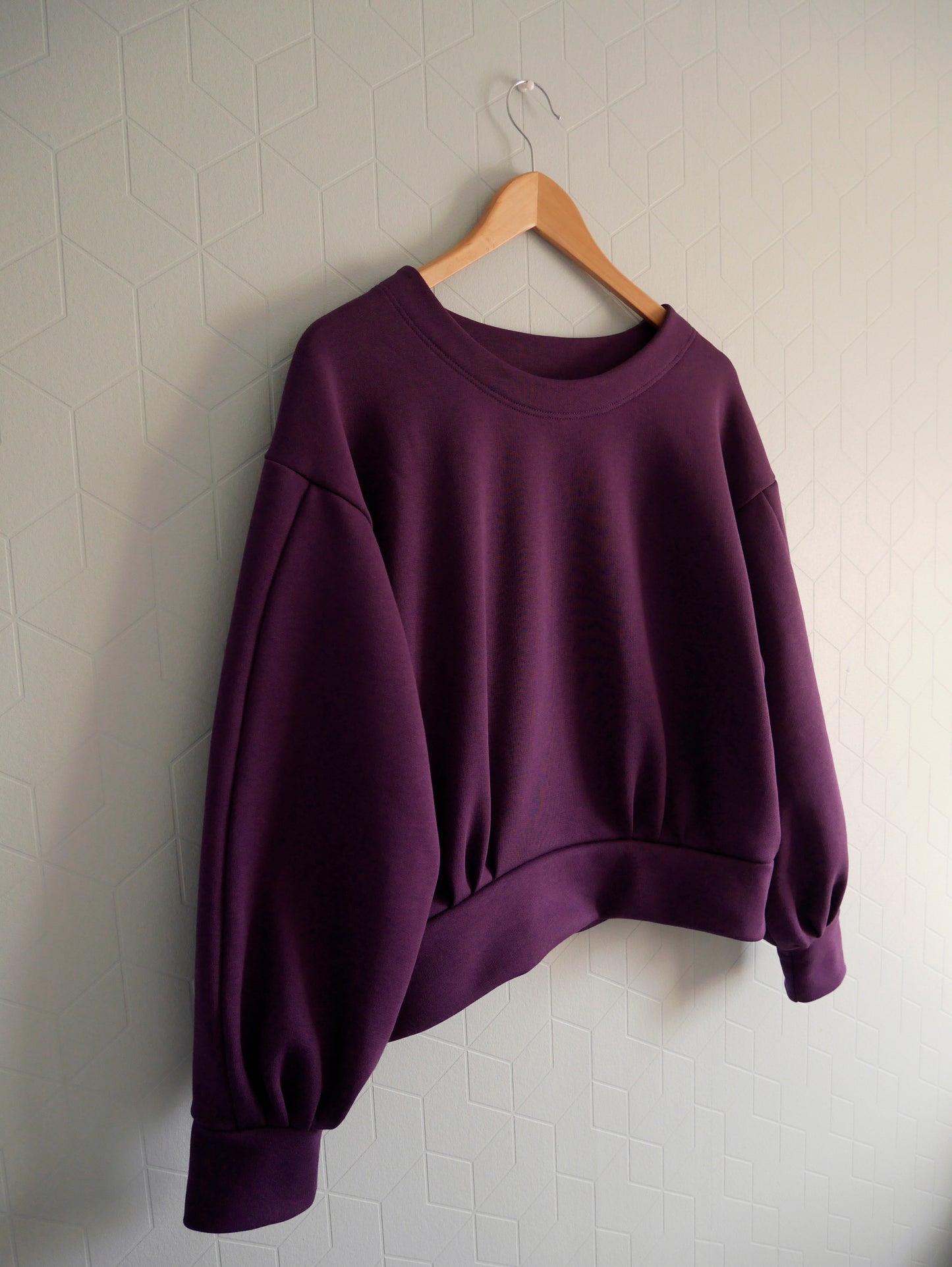 Le pull "Sweetie" violet • Coton BIO