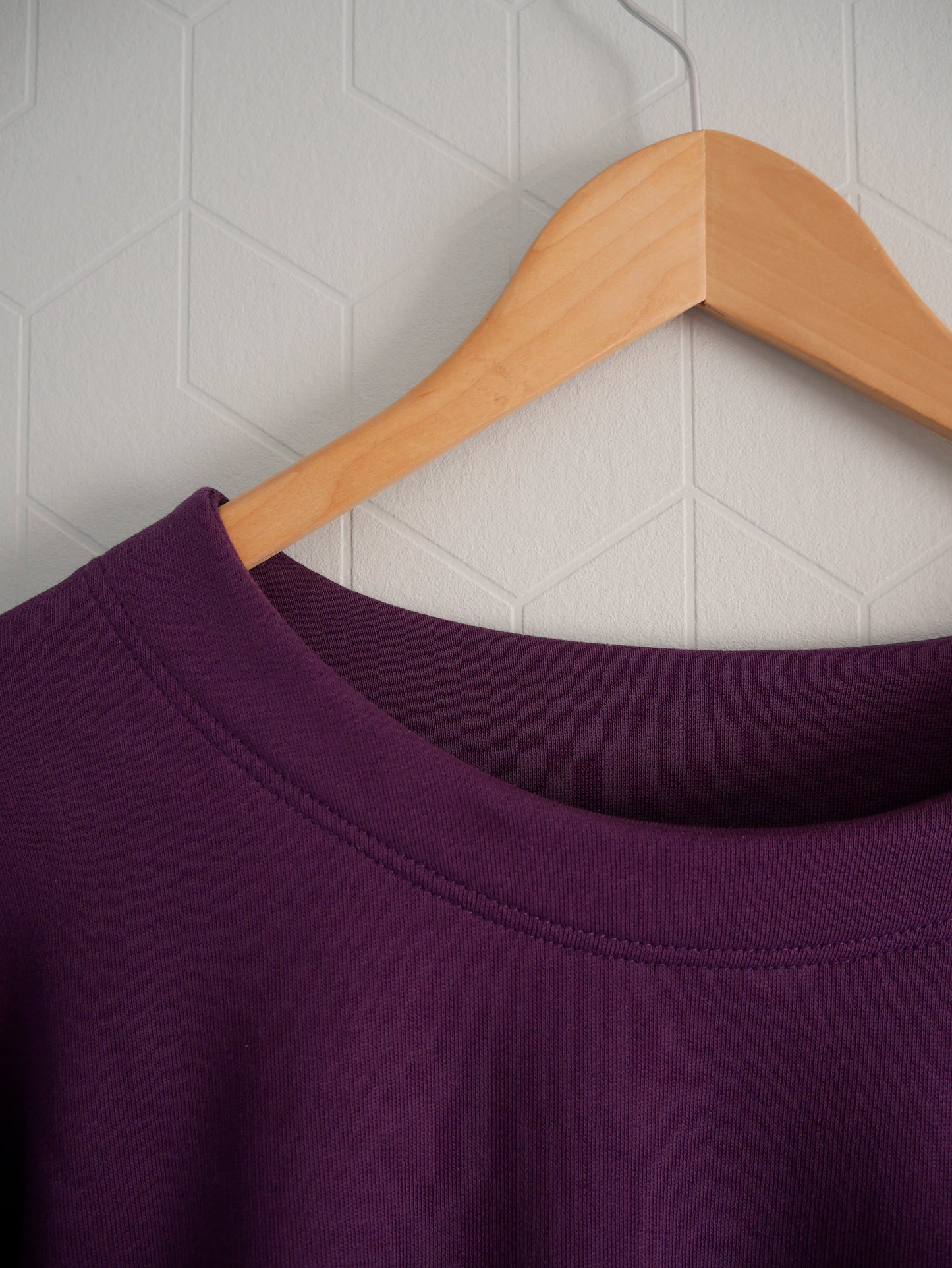 Le pull "Sweetie" violet • Coton BIO